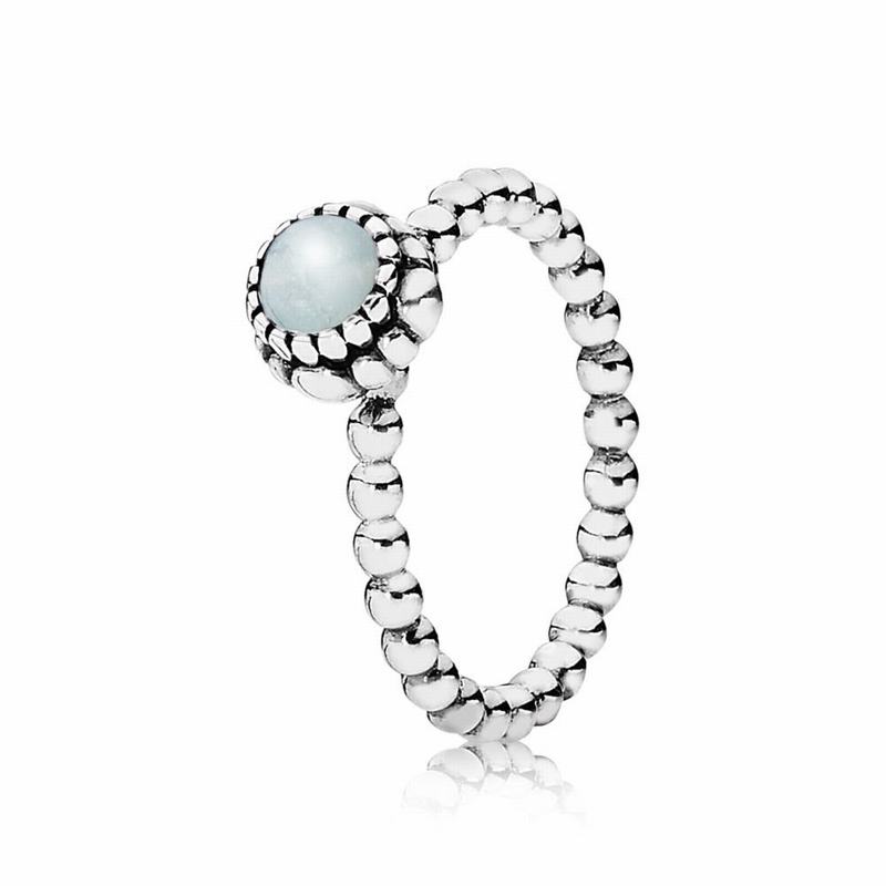 Pandora Australia Birthday Blooms Ring March - Sterling Silver | MUREAQ620